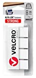 VELCRO Brand ALFA-LOK Fasteners | Heavy Duty Squares with Snap-Lock | 16 Sets, 1 in | Water and UV Resistant with Super Strong Holding Power, White