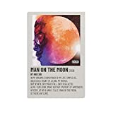 XIANYUA MAN ON THE MOON KID CUDI Canvas Poster Bedroom Decor Sports Landscape Office Room Decor Gift Unframe-style112×18inch(30×45cm)