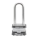 Master Lock 1KALJ Outdoor Padlock with Key, 1 Pack