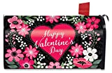 Briarwood Lane Happy Valentine's Floral Magnetic Mailbox Cover Love Heart
