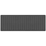 BDK-MT-600A Heavy-Duty Utility Truck Bed Tailgate Mat, 60" x 19.5"  Extra Thick Rubber Cargo Liner for Pickup Trucks with Universal Trim-to-Fit Design - Black