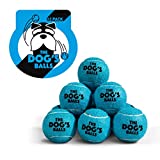 The Dog's Balls, Dog Tennis Balls, 12-Pack Blue Dog Toy, Strong Dog & Puppy Ball for Training, Play, Exercise & Fetch