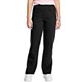 Hanes Women's Petite-Length Middle Rise Sweatpants - XX-Large - Ebony