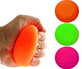 JA-RU Stretchy Balls Stress Relief (Pack of 3). Soft Stress Toys for Kids Pull/Stretch. Stress Balls for Adults Anxiety Hand Therapy or Sensory Fidget Relaxing Toy. Plus 1 Ball | 401-3p