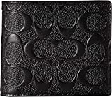 COACH 3-in-1 Wallet in Signature Crossgrain Black One Size
