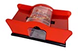 2 Deck Hand Crank "Welcome To Las Vegas" Card Shuffler, Red & Black