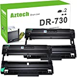Aztech Compatible Drum Unit Replacement for Brother DR730 DR-730 DR 730 for MFC-L2710DW MFC-L2750DW HL-L2395DW HL-L2370DW HL-L2350DW HL-L2390DW DCP-L2550DW MFC-L2750DWXL Printer (Black 2-Pack)