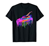 Acoustic Guitar Player Cool Musician Acoustic Guitar Melting T-Shirt