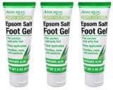 ASSURED Epsom Salt Foot Gel for Swollen Achy Feet, 3-ct Set