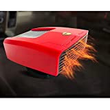 Car Heater Portable Car Fan with Air Purification 12V 150W Fast Heating Quickly Defrost Defogger 2 in 1 Modes and Automobile Windscreen Fan in Cigarette Lighter