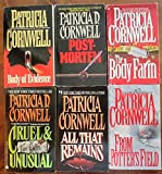 Scarpetta Series Books 1-6, by Patricia Cornwell (Postmortem, Body of Evidence, All That Remains, Cruel & Unusual, The Body Farm, From Potter's Field)