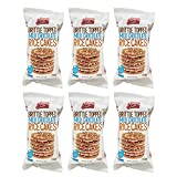 Liebers Kosher Brittle Topped Milk Chocolate Rice Cakes (6 Pack, Total of 22.2oz)