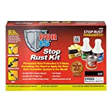 POR-15 Stop Rust Kit - Gloss Black  Complete 3 - Step Rust Preventive System | Non-Porous Coating Seals & Protects Metal from Rust & Corrosion Permanently