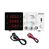 Realsun DC Bench Power Supply Variable 30V 5A with 4-Digital LED Display + Precision Adjustable Switching Regulated Adjustments