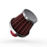 K&N Vent Air Filter/Breather: High Performance, Premium, Washable, Replacement Engine Filter: Flange Diameter: 0.375 In, Filter Height: 1.75 In, Flange Length: 0.5 In, Shape: Breather, 62-1600RD