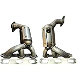 Phoenix Exhausts Catalytic Converters Set Compatible with 2009 2010 Dodge Journey 3.5L / 2008-2010 Chrysler Town and Country 4.0L/2008-2010 Dodge Grand Caravan 4.0L Bank 1 and 2