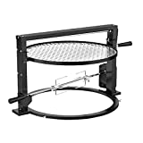 only fire Santa-maria Style Grill Rotisserie System Adjustable Cooking Grate Attachment for Weber 22 inch Kettle Grills