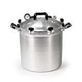 All American 1930-41.5qt Pressure Cooker/Canner (The 941) - Exclusive Metal-to-Metal Sealing System - Easy to Open & Close - Suitable for Gas or Electric Stoves - Made in the USA