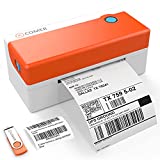 K Comer Thermal Label Printer 150mm/s- Desktop 4x6 Commercial Direct Thermal Shipping Label Printer for Barcodes, Support UPS FedEx Amazon Ebay Shopify Etsy on Windows/Mac, Mailing Label Maker