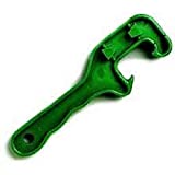 Bucket Lid Wrench - Open / Lift Lids on 5 Gallon Plastic Buckets & Small Pails - Green - Durable Plastic Opener Tool