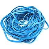 Garbage Trash Can Rubber Bands Blue Large Size 17" Inch Rubberbands for Kitchen Compactor Tote Bin 55-65 Gallon for 95, 96-100 Gal Toter. Oversize Big bag liner holder, 55 Drums Litter Pails, Buckets