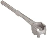 Duda Energy dwrench Aluminum Drum Wrench for Opening 10 gal, 15 gal, 20 gal, 30 gal and 55 gal Barrels Standard, 2" Bung Racing Fuel Methanol, 2"