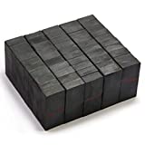 CMS Magnetics Domino Size Magnet - 1 7/8 x 7/8 x 3/8" Ceramic Magnets Grade 8 - for Crafts, Science and Hobbies - Hard Ferrite Grade 8-50 Pieces