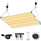 Abriselux A1500 LED Grow Light Dimmable with 4x4ft Coverage and Upgraded Larger Board, Full Spectrum Grow Lamps for Indoor Hydroponic Growing Light with High PPFD (Actual Power 150Watt)