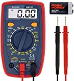 AstroAI Multimeter 2000 Counts Digital Multimeter with DC AC Voltmeter and Ohm Volt Amp Tester ; Measures Voltage, Current, Resistance; Tests Live Wire, Continuity