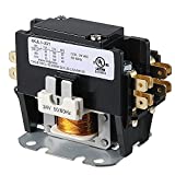 Carrier HVAC Motor Contactor, 24VAC 30 Amp Coil Single Pole / 1 Pole Furnace Replacement Relays, Air Conditioner, Heat Pump, Refrigeration Systems