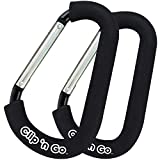 PBnJ baby Clip n Go - 2 Pack X-Large Stroller Organizer Hook Clip for Purse Shopping & Diaper Bags
