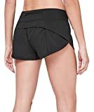 Lululemon Run Speed Up Short (Black, 4)