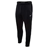 Nike Men's Dry Fleece Training Pants, Black/White, X-Large