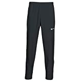 Nike Men's Run Stripe Woven Pant, Black/Reflective Silver, Medium