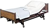White Classic Fitted Hospital Bed Sheets, 36"X80"X9", 3-Pack