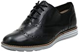 Cole Haan Women's ORIGINALGRAND Wingtip Oxford, Black/Optic White, 8.5