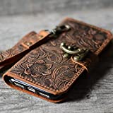 Handmade Genuine leather Retro Book Style for Samsung Galaxy note 9 Wallet Case