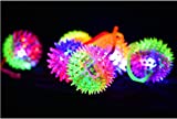 3" Light Up LED 'Dual Color Yoyo Spiked Ball' (Colors May Vary) Set of 12