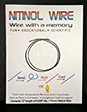 Nitinol Memory Wire 12" Length x .03" Diameter