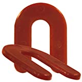 CD Products 1/8" Red Slotted Shims, 1000 Pcs Box