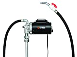 GROZ 115V AC Heavy Duty Electric Oil Drum Transfer Pump | Non-Drip Ball Valve | Self Priming | 4 GPM Flow Rate | Built-in 2-inch Bung Adaptor (45550)