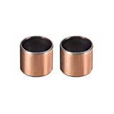 uxcell Sleeve Bearing 3/4" Bore x 7/8" OD x 3/4" Length Plain Bearings Wrapped Oilless Bushings (Pack of 2)