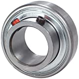 Peer Bearing FHSR205-16 Insert Bearing, FHSR200 Series, Narrow Inner Ring, Cylindrical Outer Ring, Non-Relubricable, Set Screw Locking Collar, Single Lip Seal, 1" Bore, 15 mm Inner Ring, 27 mm Outer Ring, 1" (25.4 mm) ID, 2.047" (51.999 mm) OD, 2.047" (51.999 mm) Width