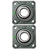 PGN - UCF209-28 Pillow Block Square Flange Mounted Bearing 1-3/4" Bore (2 PCS)