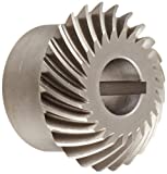 Boston Gear HLSK103YR Spiral Miter Gear, 35 Degree Spiral Angle, 1:1 Ratio, 0.750" Bore, 10 Pitch, 20 Teeth, Steel with Hardened Teeth