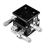 XYZ Axis Manual Precision Linear Stage 40x40mm Trimming Bearing Tuning Platform Sliding Table