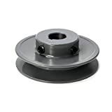 QWORK Single Groove Web Sheaves, 3"OD 5/8"Bore V-Belt Sheave, A Belt Section, for V-Belt,AK30-5/8