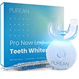 Purean Teeth Whitening Kit with LED Light â€“ 2 Syringes of 5ml Professional 35% Carbamide Peroxide Tooth Whitener Gel â€“ Bright White Smile Set with Mouth Tray