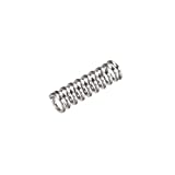 uxcell Compression Spring,304 Stainless Steel,3mm OD,0.5mm Wire Size,6mm Compressed Length,10mm Free Length,4N Load Capacity,Silver Tone,30pcs