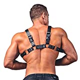 Harness for Man Adjustable Leather Harness Body Chest Half Harness Punk Belt Clubwear Costume